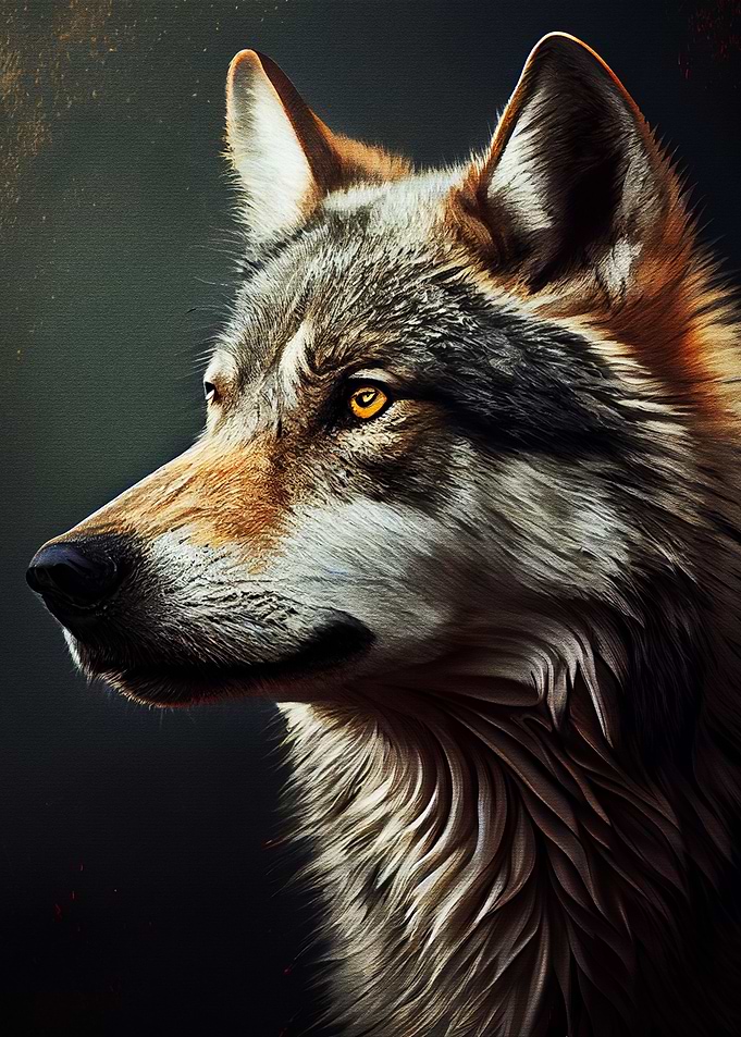 Wolf Portrait