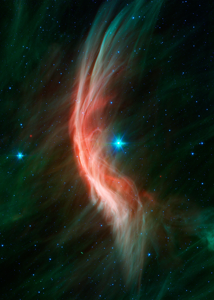 Spitzer Cloud Glow