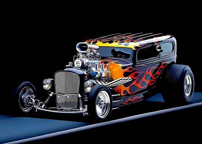 retro car
