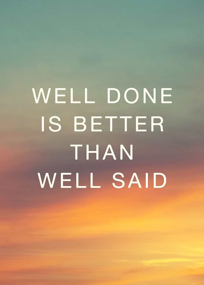 Well Done