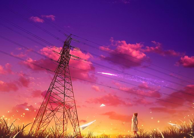 A lonely anime evening