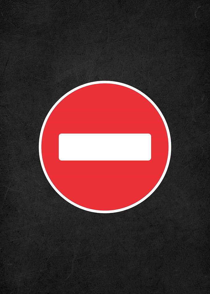 caution warning sign