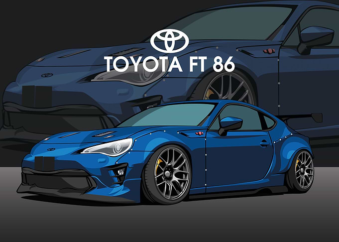 toyota ft 86 blue