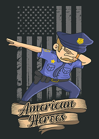 Dabbing Police Officer