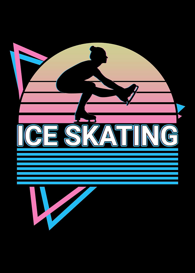 Ice Skating Retro