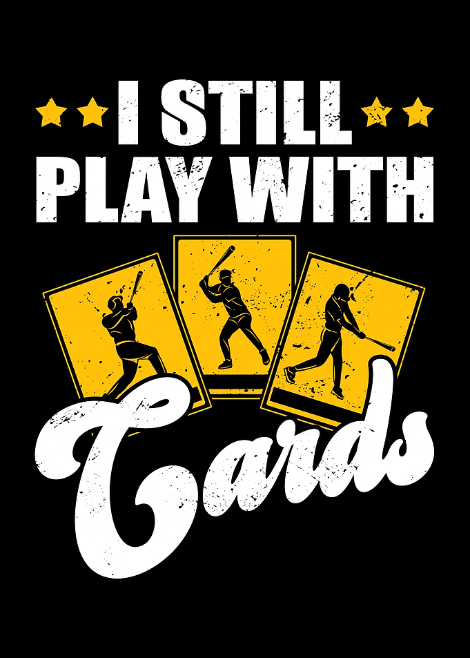 Baseball Cards Funny Card