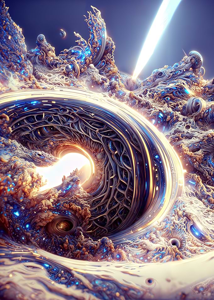 Fractal black hole
