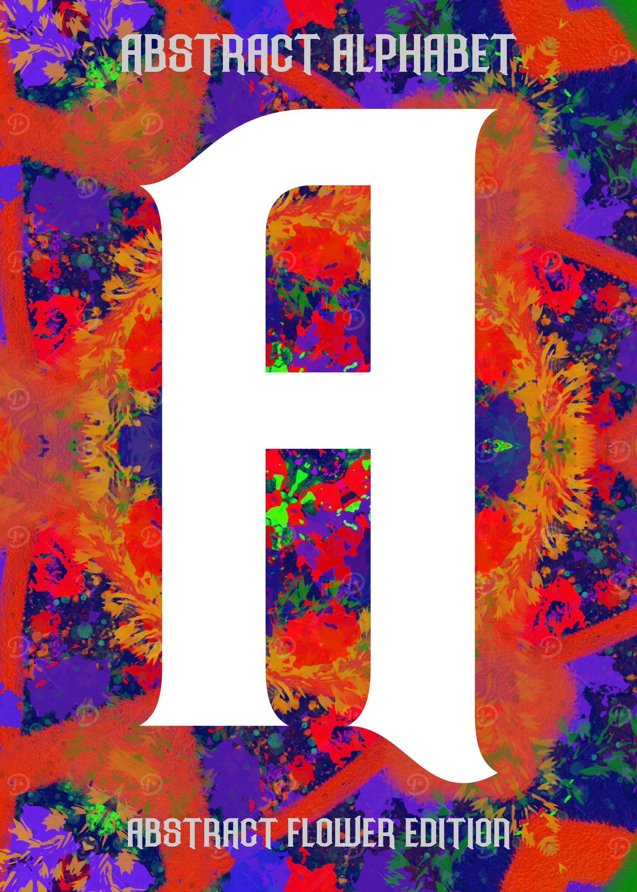 Flower Letter A