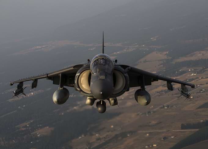 Harrier bomber