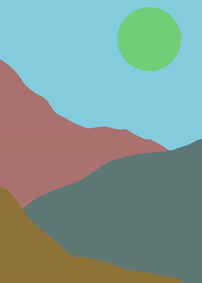 Minimalistic Mountain