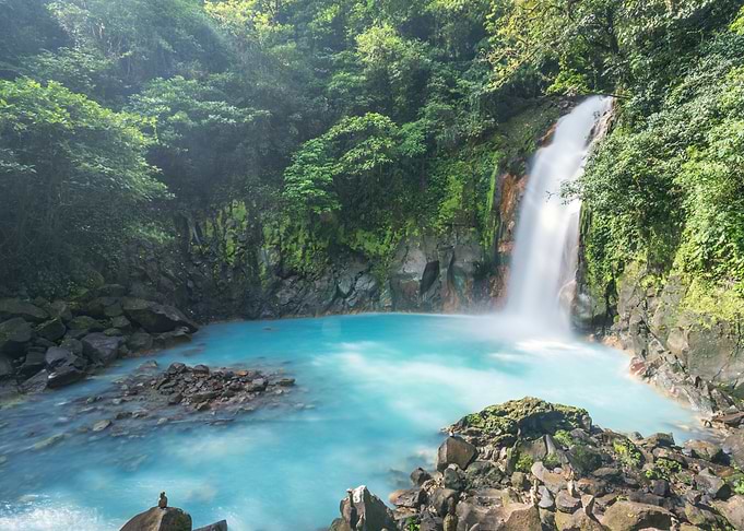 Rio Celeste waterfall