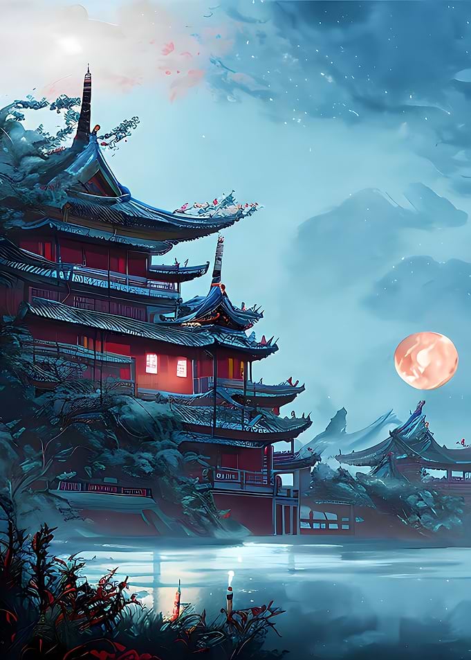 Winter Chinese Palace