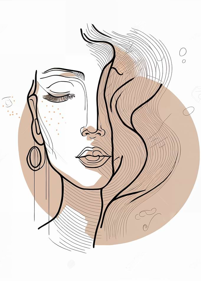 Line Art Face