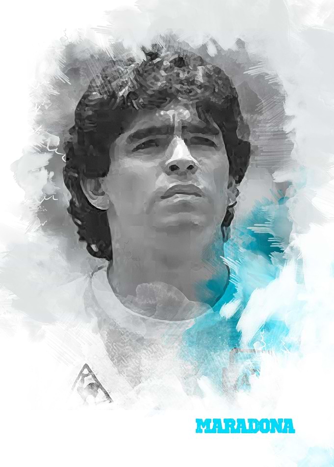 maradona painting