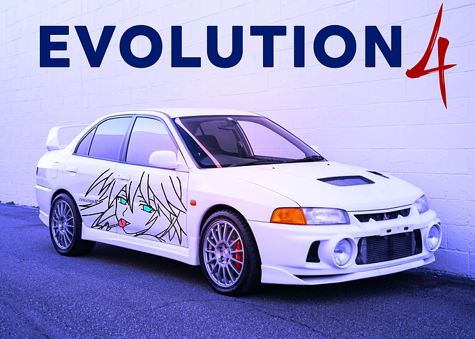 Lancer Evolution 4 Anime