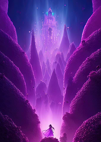 Approaching the castle