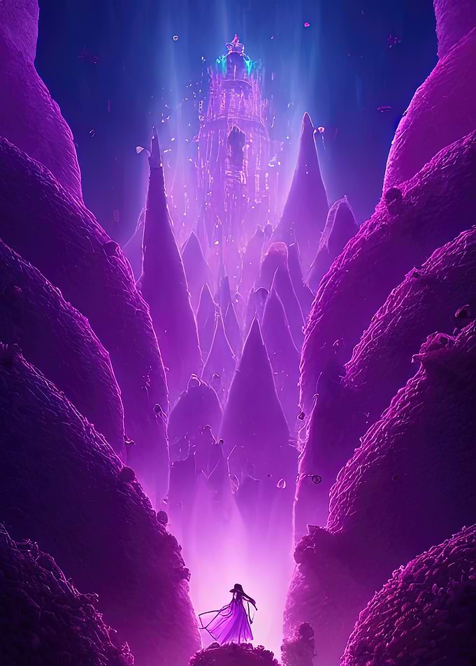 Approaching the castle