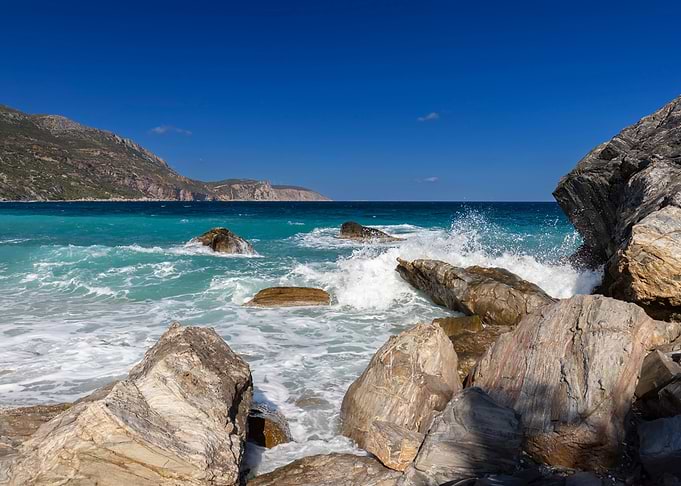 Greece, beach, Island, Sea