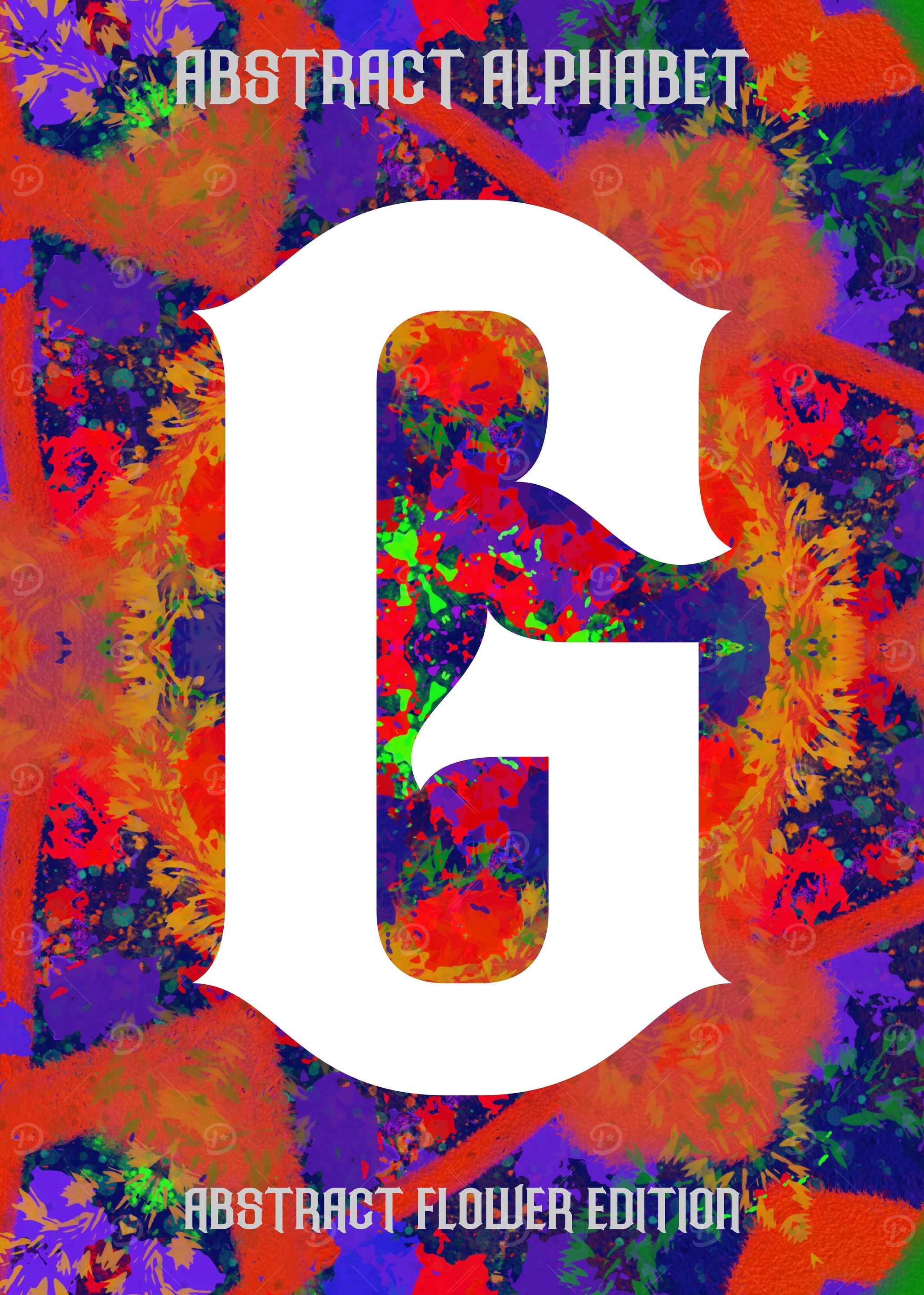 Flower Letter G