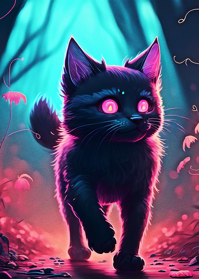 Black Cat New Art