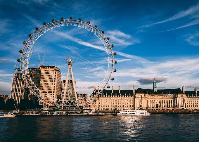 Ferris wheel in London