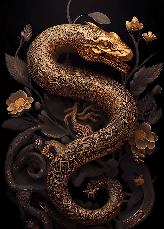 Golden snake livery