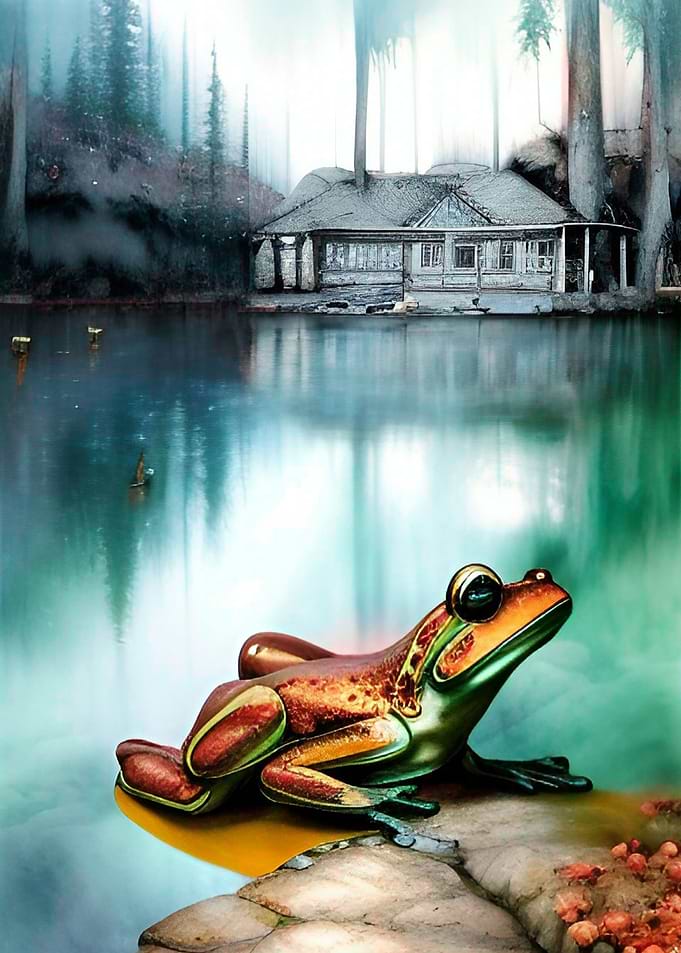 Frog at Lake Nature