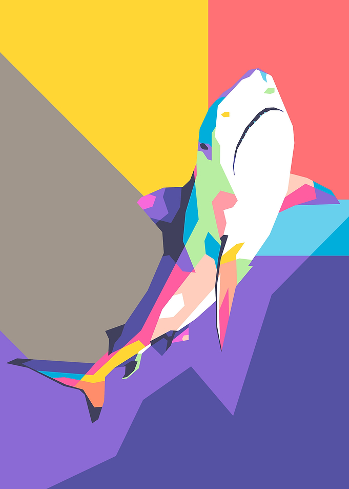 Shark in WPAP