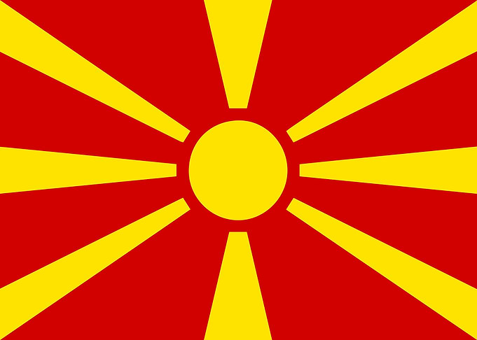 Republic of Macedonia Flag