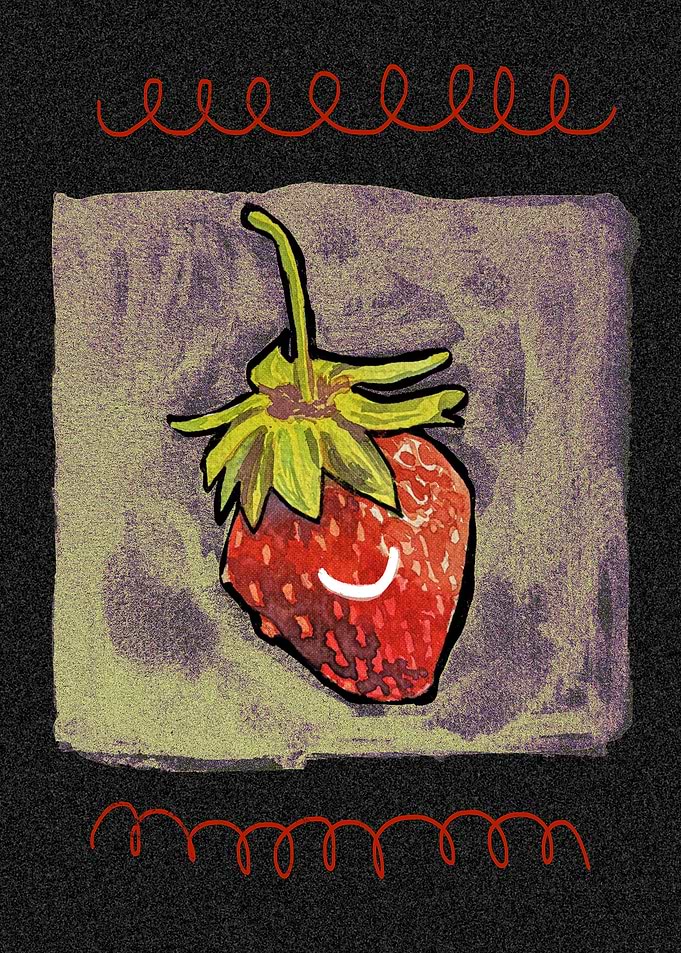 Sleepy strawberry