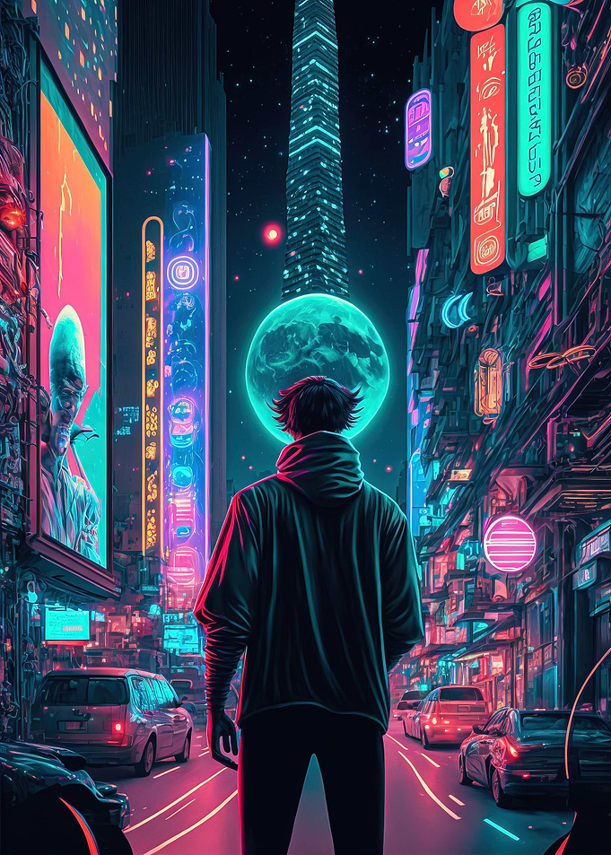 Futuristic boy I