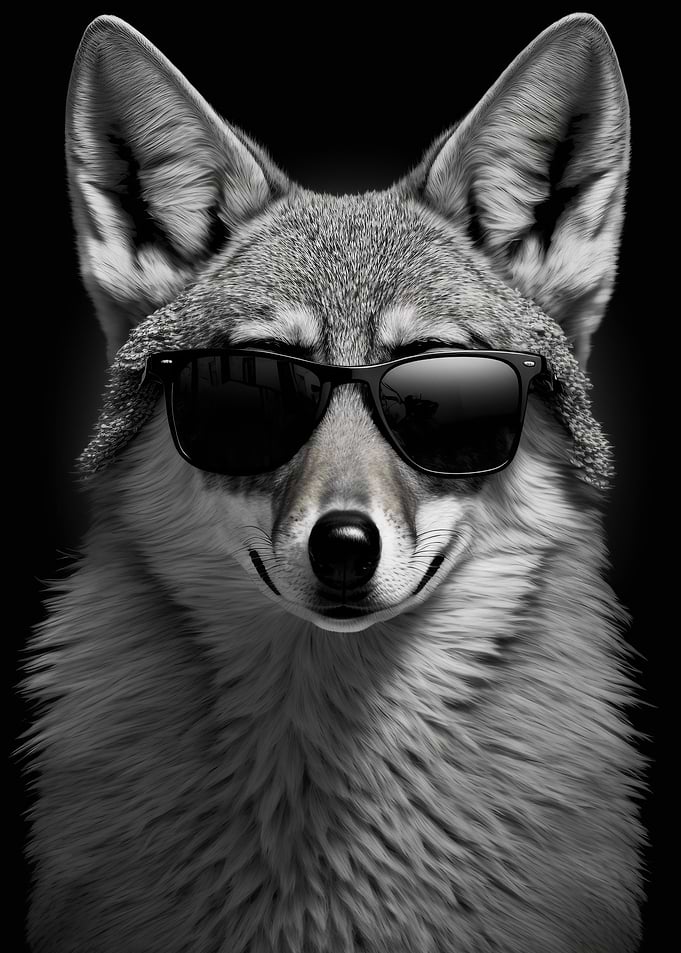 Portrait of a Coyote