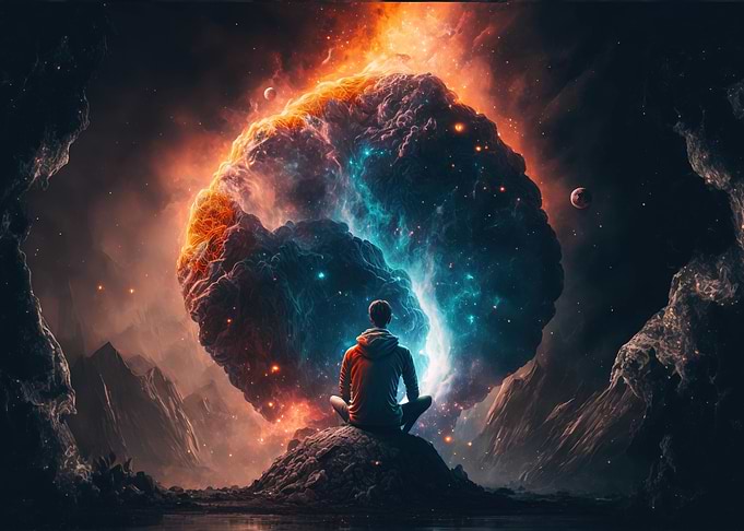 Psychonaut Meditating