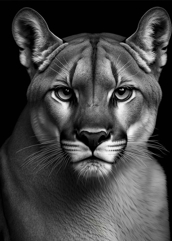 Portrait of a Cougar