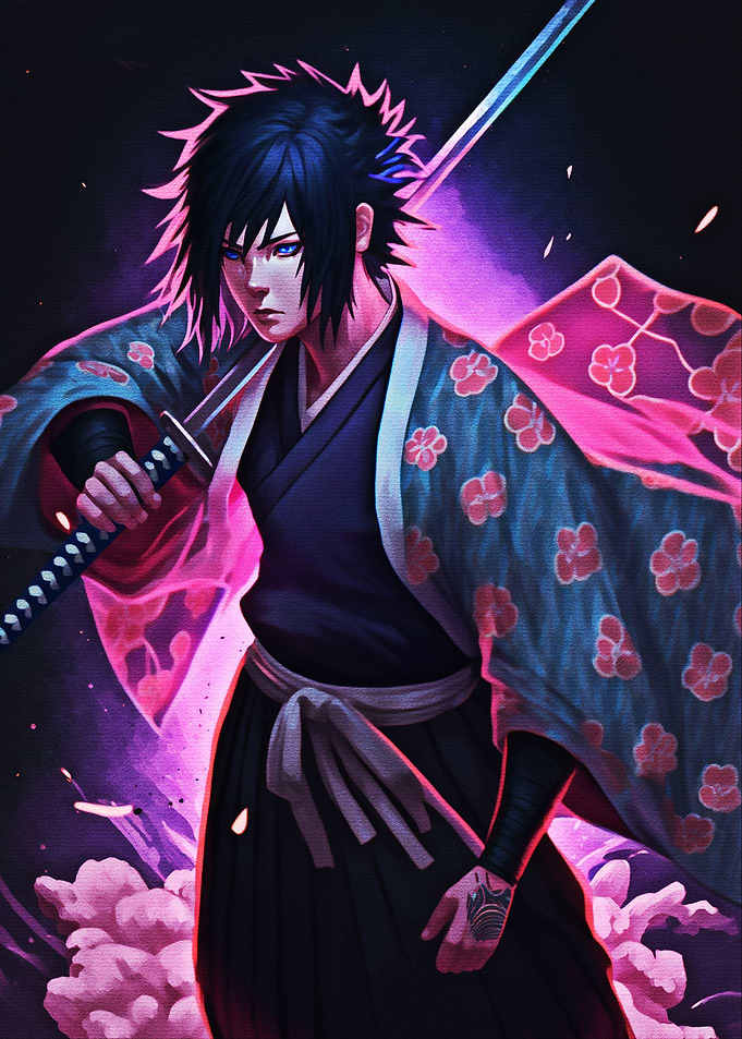 Hunters wearing kimonos