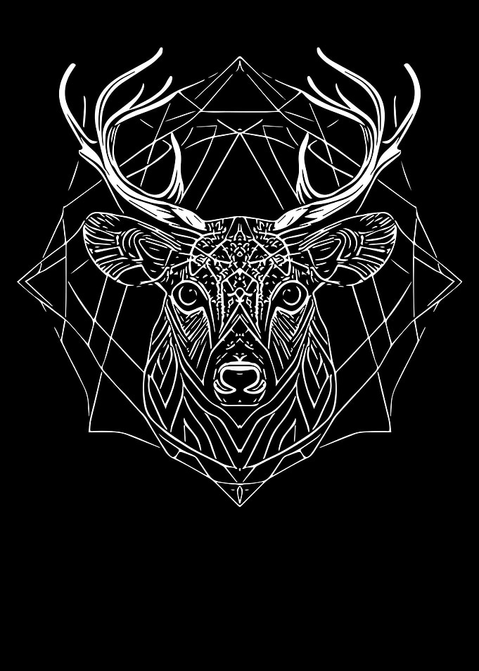 Geometric animal Deer
