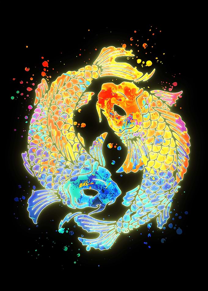 Koi Fish Yin Yang