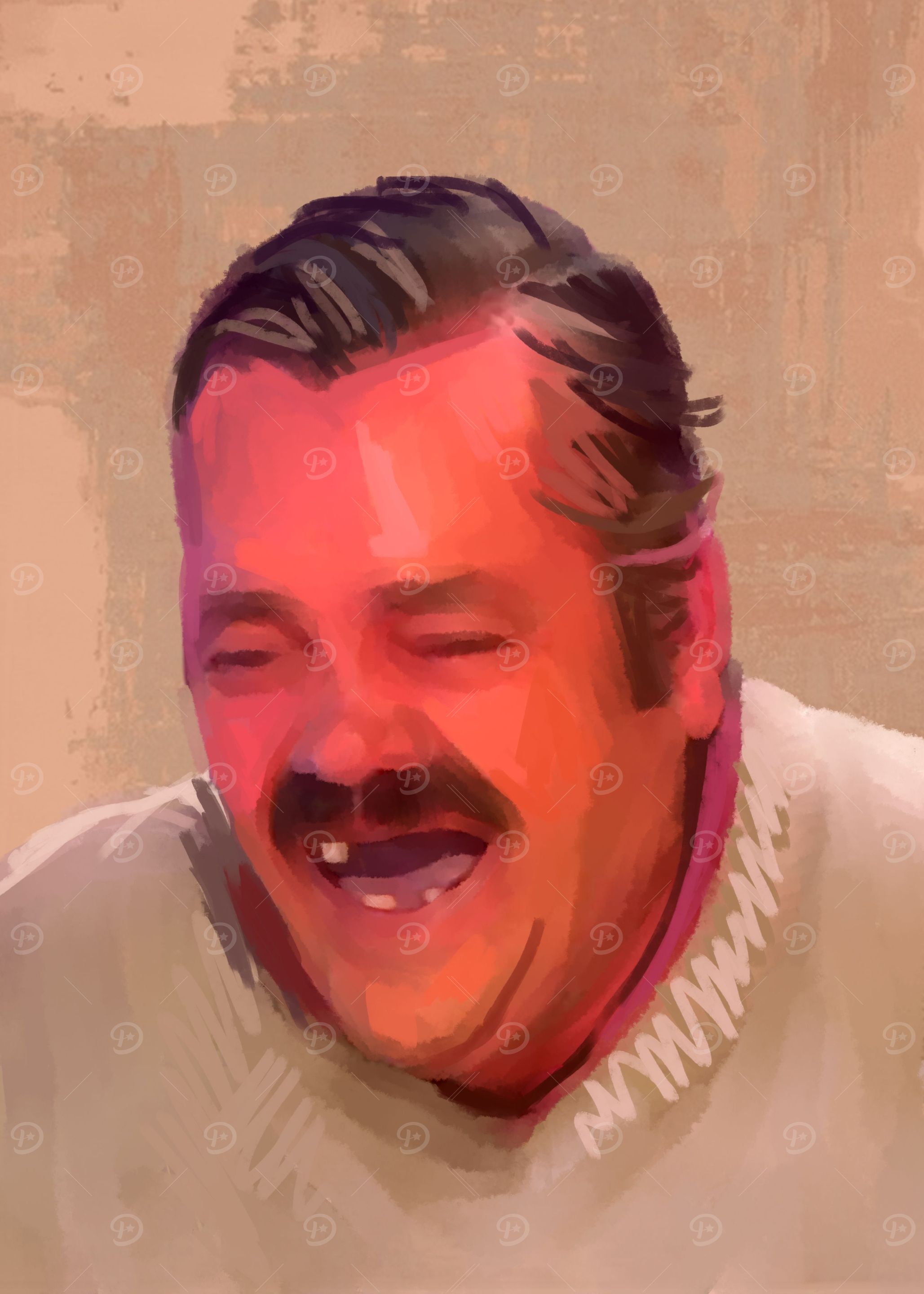 The laughing man