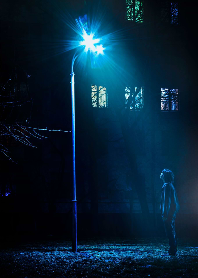 There is a light