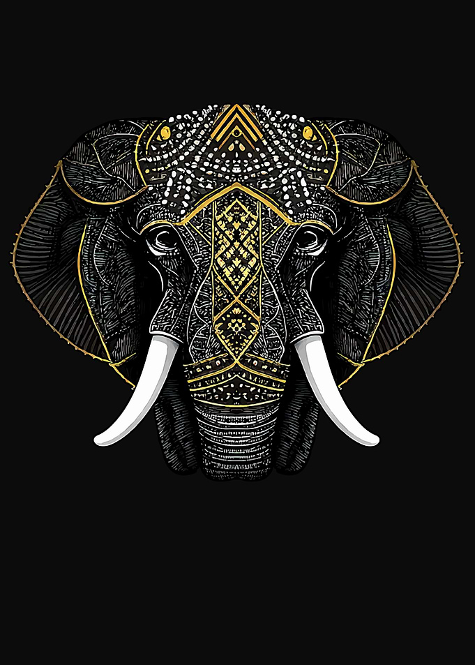 Geometric animal Elephant