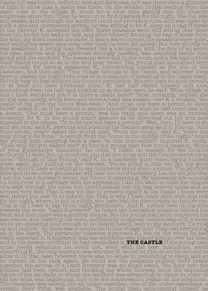 The Castle Classic Text