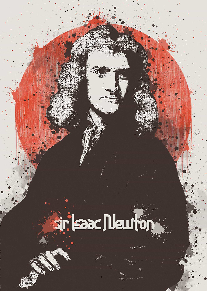 sir isaac newton art