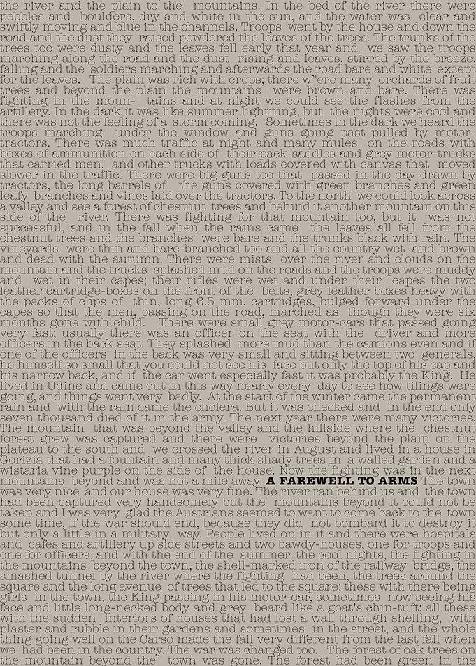 A Farewell To Arms Text
