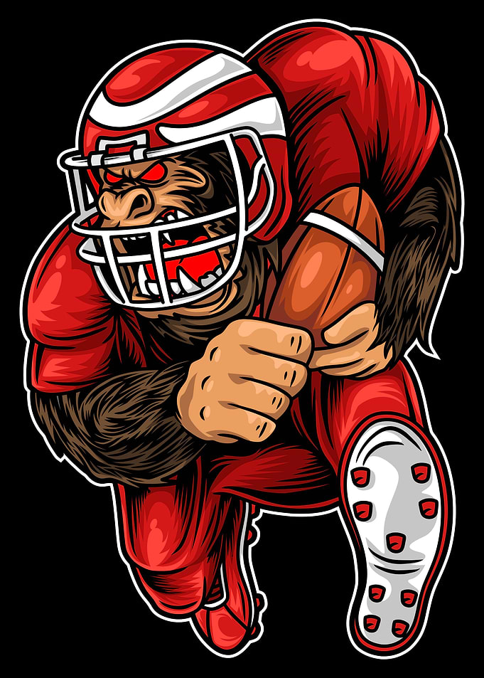 Gorilla American Football