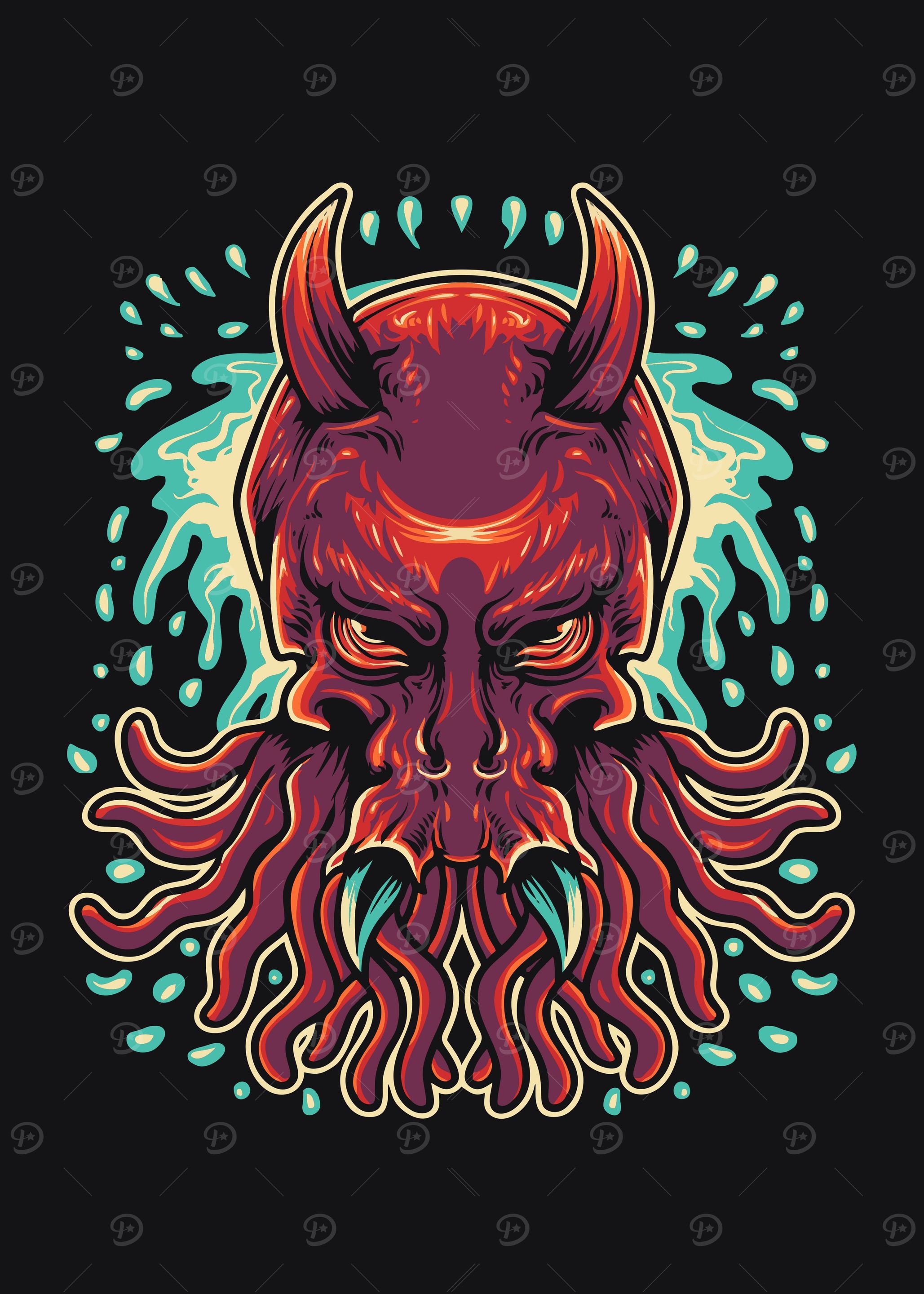 Skull octopus