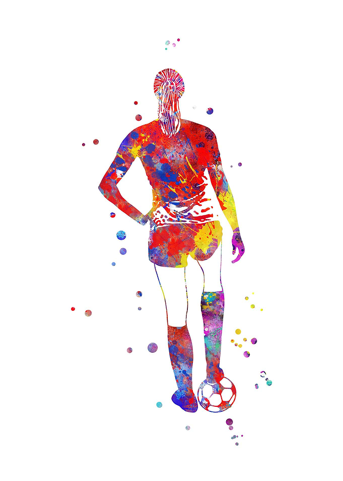 Soccer player girl