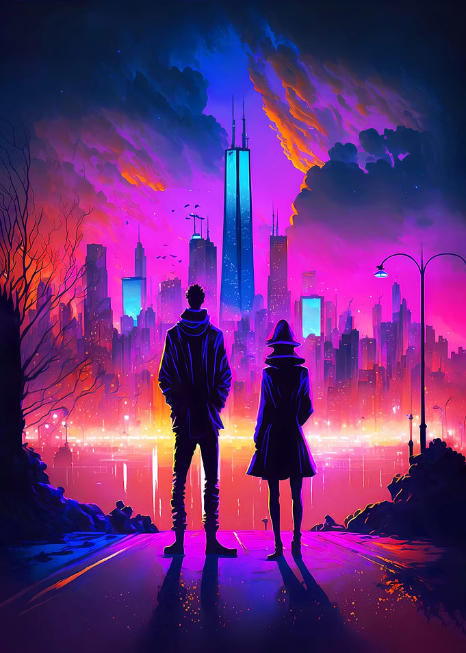 Street Cyberpunk Landscape