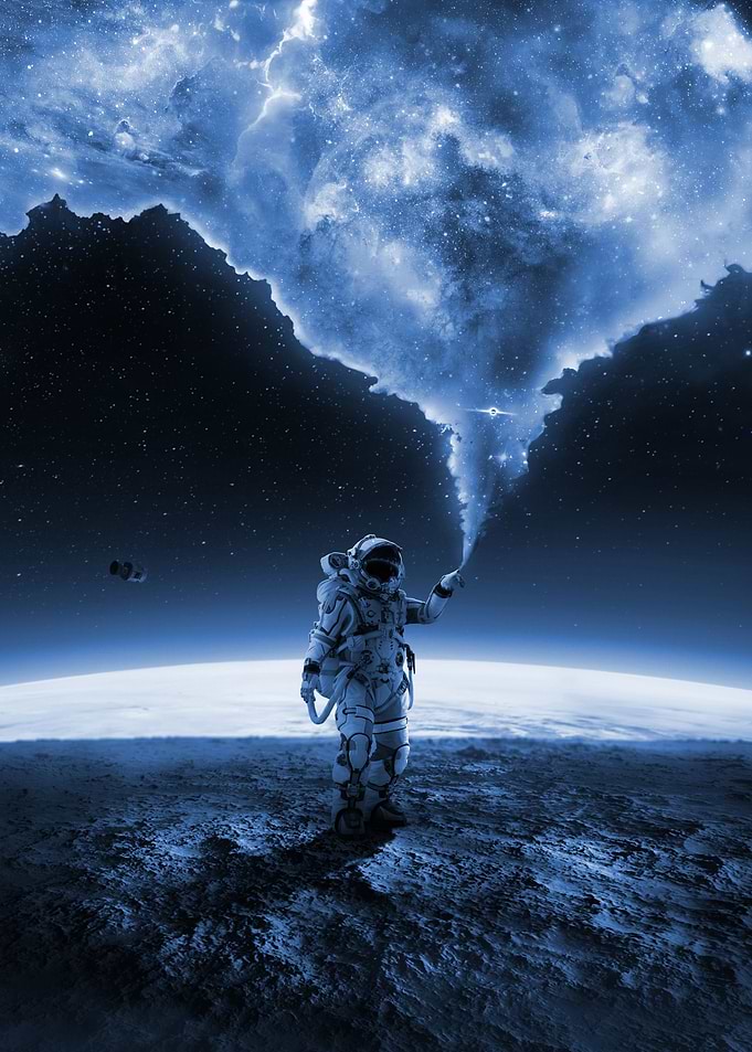 Touch of Space blue