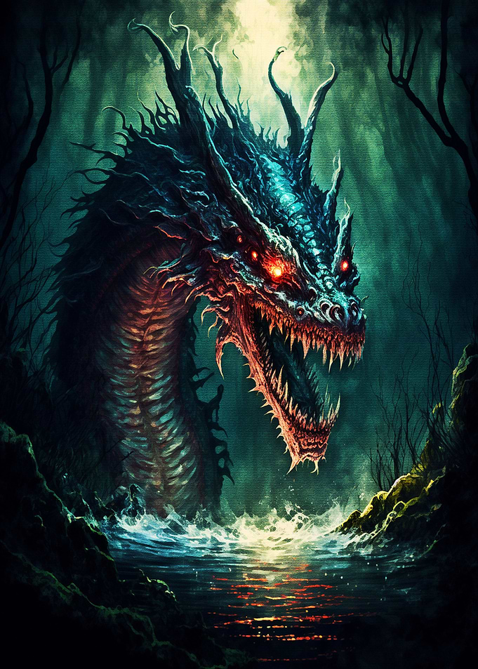 Horror Ghost Dragon