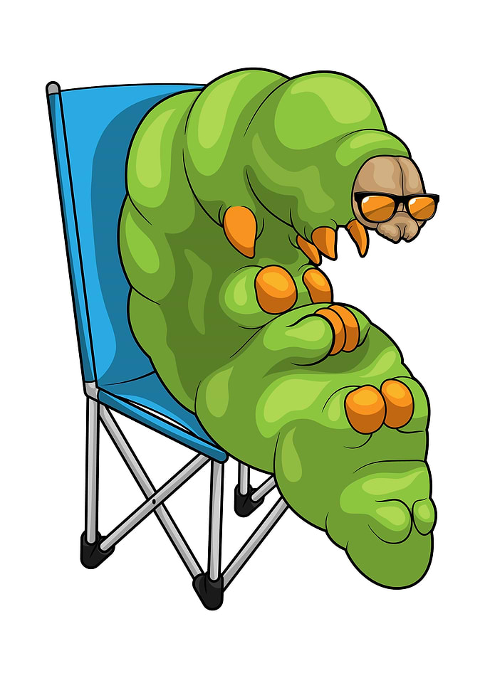 Caterpillar Beach Chair
